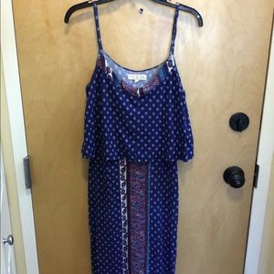 Pink Rose Maxi Dress